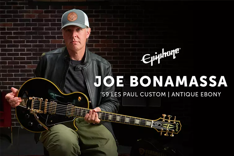 Joe Bonamassa Unveils His Epiphone 59 Les Paul Custom